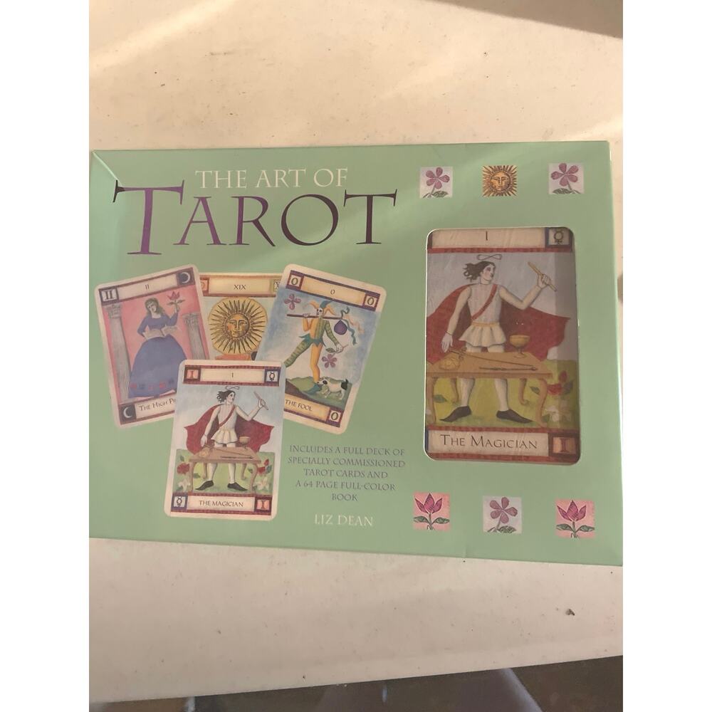 The Art of Tarot  Box Set by Liz Dean- Deck and Book included